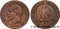 Cinq centimes Napoléon III, tête nue 1853 Lyon F.116/4
