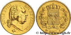 40 francs or Louis XVIII 1817 Paris F.542/6