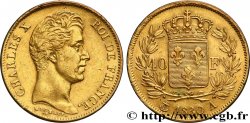 40 francs or Charles X, 2e type 1830 Paris F.544/5