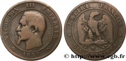 Dix centimes Napoléon III, tête nue 1857 Lille F.133/46