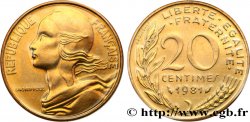 20 centimes Marianne 1981 Pessac F.156/21