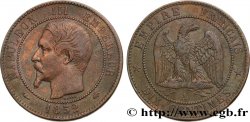Dix centimes Napoléon III, tête nue 1852 Paris F.133/1