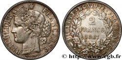 2 francs Cérès, avec légende 1887 Paris F.265/13