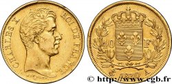 40 francs or Charles X, 2e type 1830 Paris F.544/5 TTB+
