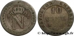 10 cent. à l N couronnée 1809 La Rochelle F.130/14