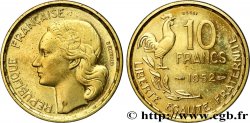Essai-piéfort au double de 10 francs Guiraud 1952 Paris GEM.182 EP MS
