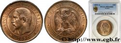 Dix centimes Napoléon III, tête nue 1852 Paris F.133/1