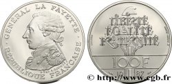 Piéfort Belle Épreuve Argent de 100 francs Égalité - La Fayette 1987 Pessac GEM.236 P2