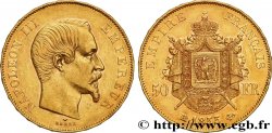 50 francs or Napoléon III, tête nue 1855 Strasbourg F.547/2