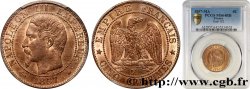 Cinq centimes Napoléon III, tête nue 1857 Marseille F.116/42