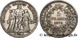 5 francs Hercule 1876 Bordeaux F.334/18