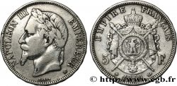 5 francs Napoléon III, tête laurée 1869 Strasbourg F.331/15 TB+