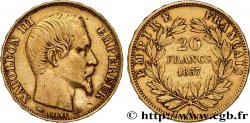 20 francs or Napoléon III, tête nue 1857 Paris F.531/12