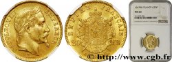 20 francs or Napoléon III, tête laurée 1867 Strasbourg F.532/16