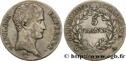 5 francs Napoléon Empereur, Calendrier grégorien 1806 Paris F.304/1