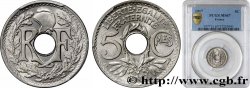 5 centimes Lindauer, grand module 1917 Paris F.121/1