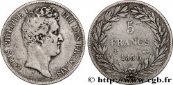 5 francs type Tiolier avec le I, tranche en creux 1830 Nantes F.315/12