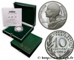 Piéfort argent de 10 centimes Marianne 1992 Pessac GEM.46 P2 MS