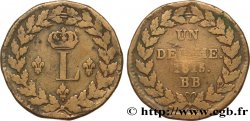 Un décime à l’L couronnée 1815 Strasbourg F.132A/3