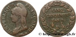 Cinq centimes Dupré, grand module 1797 Lyon F.115/22