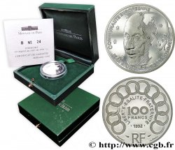 Piéfort Belle Épreuve de 100 francs Jean Monnet 1992 Pessac GEM.241 P1 MS