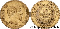 10 francs or Napoléon III, tête nue 1860 Strasbourg F.506/11