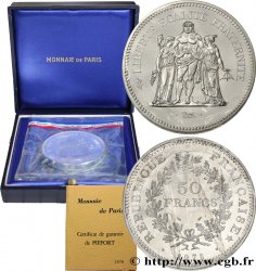 Piéfort Argent de 50 francs Hercule 1978  GEM.223 P1 FDC