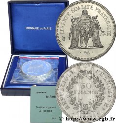 Piéfort Argent de 50 francs Hercule  1979 Pessac GEM.223 P1 FDC