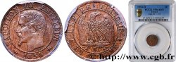 Un centime Napoléon III, tête nue 1854 Lyon F.102/12