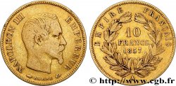 10 francs or Napoléon III, tête nue 1857 Paris F.506/4 BC25