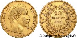 20 francs or Napoléon III, tête nue 1854 Paris F.531/2