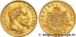 20 francs or Napoléon III, tête laurée 1868 Paris F.532/18