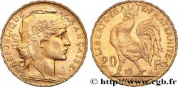 20 francs or Coq, Liberté Égalité Fraternité 1912 Paris F.535/6 SUP+