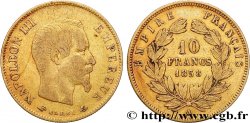 10 francs or Napoléon III, tête nue, grand module 1858 Paris F.506/5 TB35