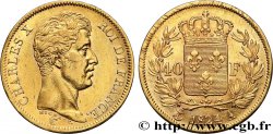40 francs or Charles X, 1er type 1824 Paris F.543/1