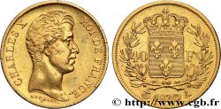 40 francs or Charles X, 2e type 1830 Paris F.544/5