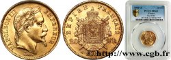 20 francs or Napoléon III, tête laurée 1866 Paris F.532/13