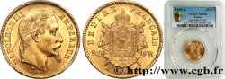 20 francs or Napoléon III, tête laurée 1869 Paris F.532/20