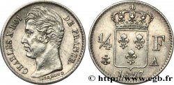 1/4 franc Charles X 1827 Paris F.164/10