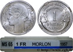 1 franc Morlon, légère 1957 F.221/19