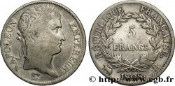 5 francs Napoléon empereur, République française 1808 Rouen F.306/3