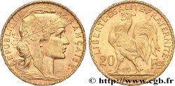 20 francs or Coq, Dieu protège la France 1905 Paris F.534/10