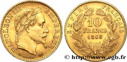 10 francs or Napoléon III, tête laurée 1868 Paris F.507A/17