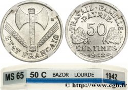 50 centimes Francisque, lourde 1942 Paris F.195/3