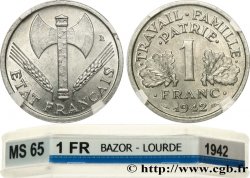 1 franc Francisque, lourde 1942 Paris F.222/2