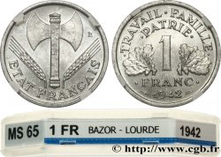 1 franc Francisque, lourde 1942 Paris F.222/3