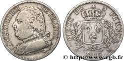 5 francs Louis XVIII, buste habillé 1815 Toulouse F.308/25