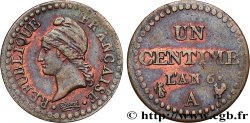 Un centime Dupré, 6 normal 1798 Paris F.100/3