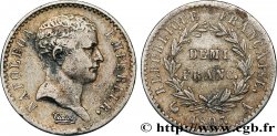 Demi-franc Napoléon Empereur, tête de nègre 1807 Paris F.176/1