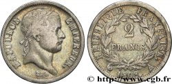 2 francs Napoléon Ier tête laurée, République française 1808 Paris F.254/4